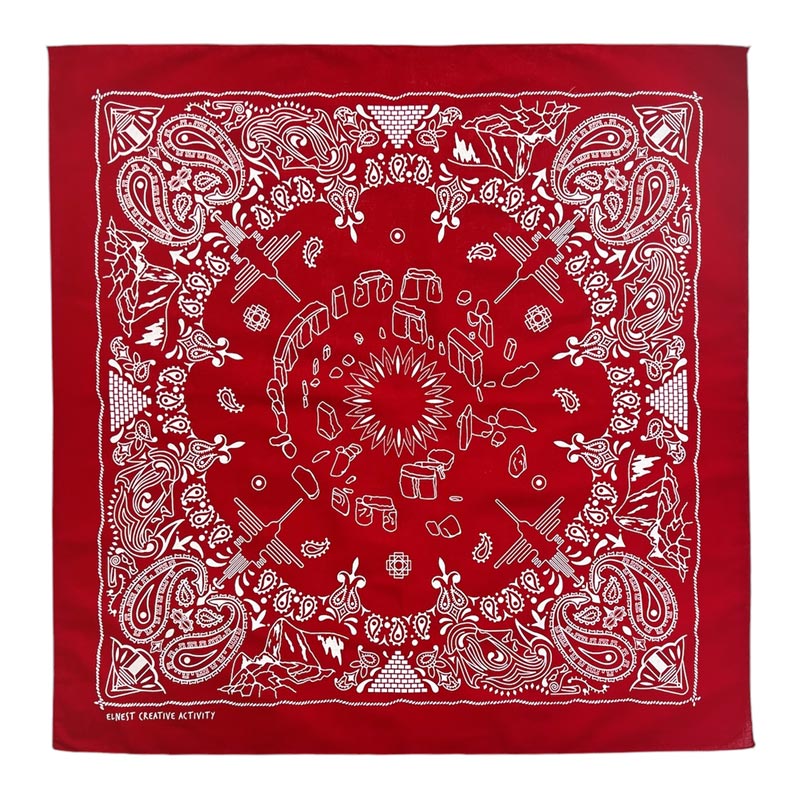 SEVEN WONDERS PAISLEY BANDANA