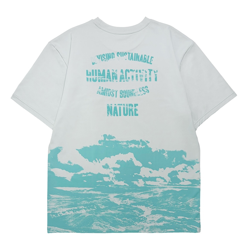 ELNEST×GREENable MOON TEE -for the trails we walk-