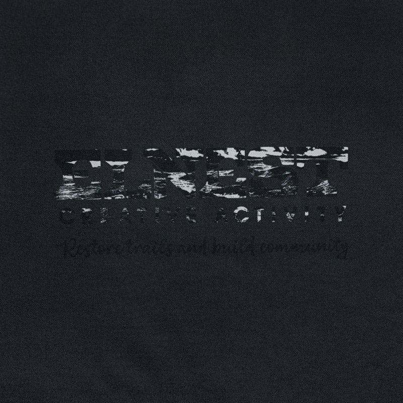ELNEST×GREENable MOON TEE -for the trails we walk-