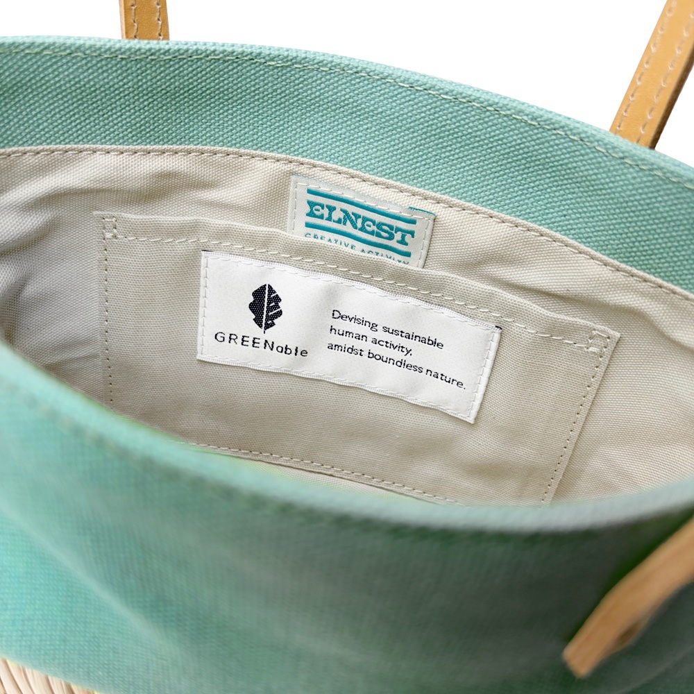 ELNEST×GREENable HIRUZEN GAMA TOTE（SMALL）