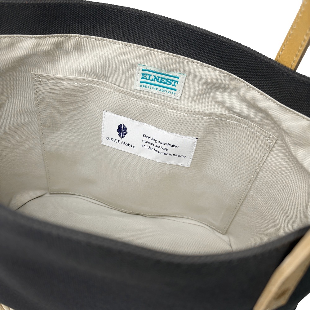 ELNEST×GREENable HIRUZEN GAMA TOTE（LARGE）