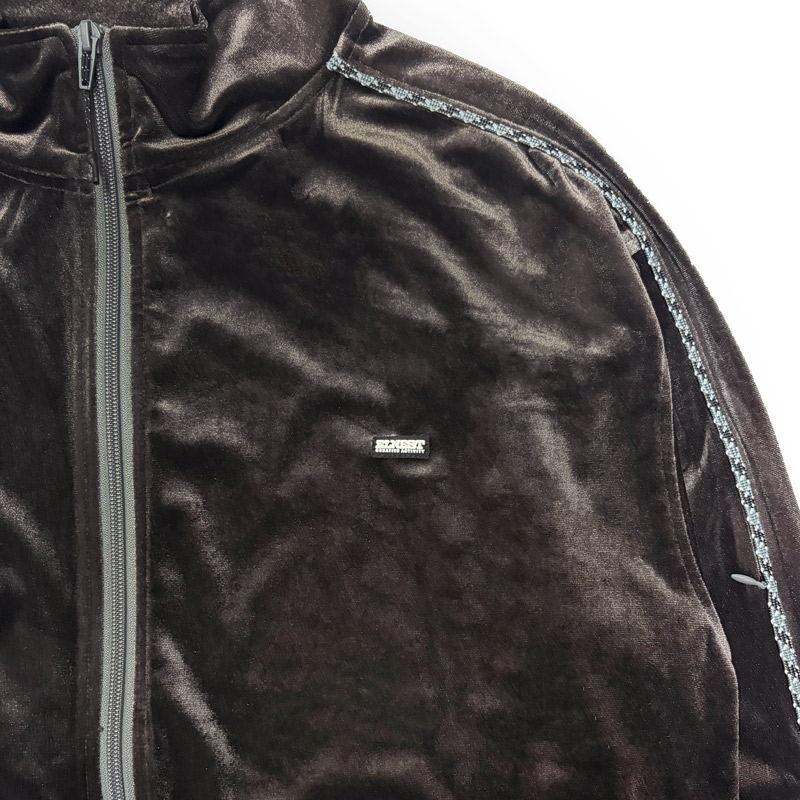 E-LINE TRACK JACKET(VELOUR)