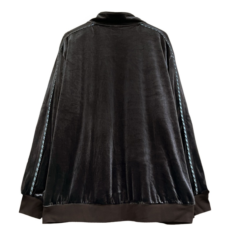 E-LINE TRACK JACKET(VELOUR)