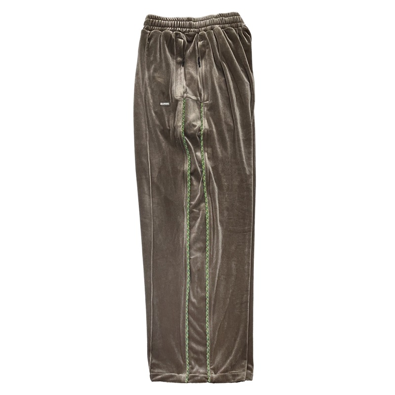 E-LINE TRACK PANTS(VELOUR)