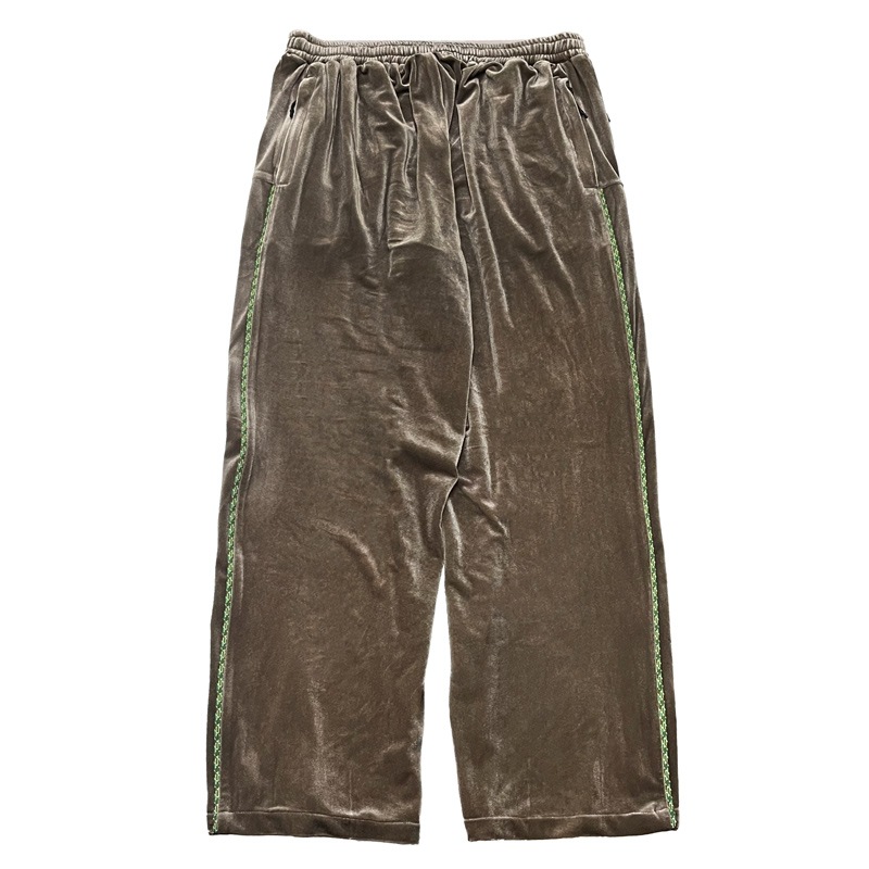 E-LINE TRACK PANTS(VELOUR)