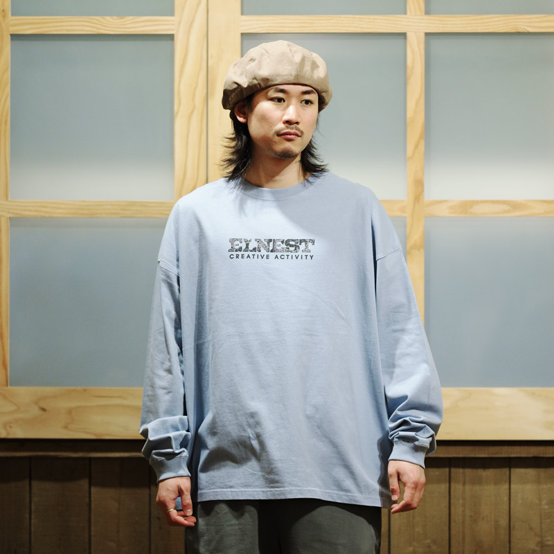 ELNESTA OVERSIZE L/S TEE