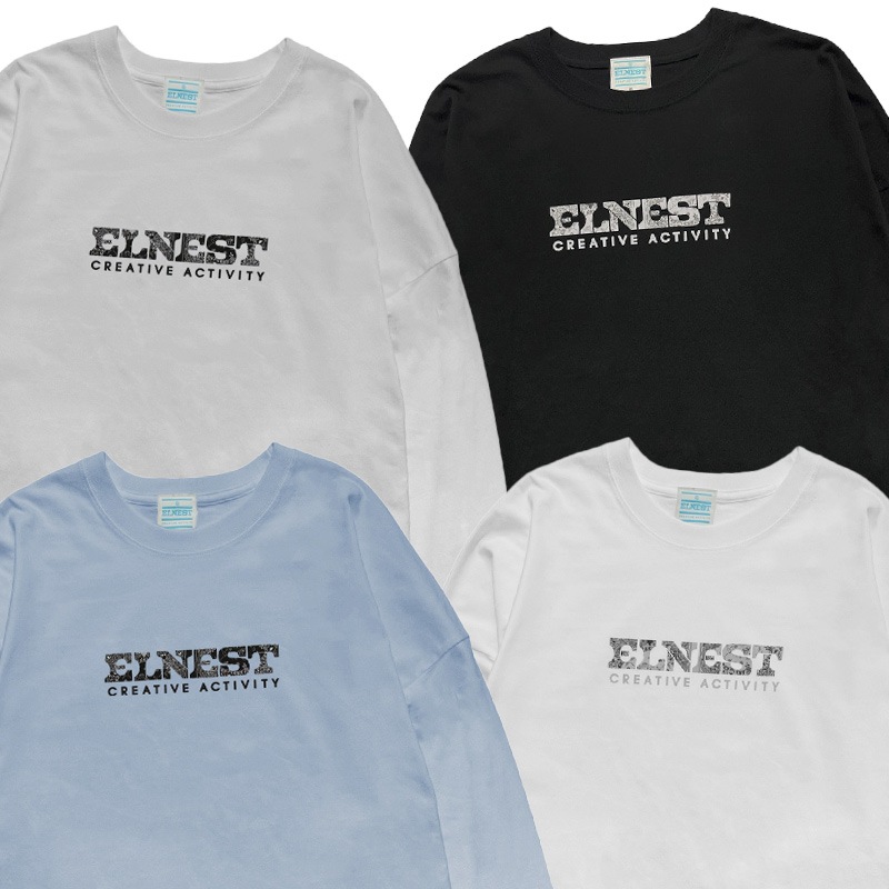 ELNESTA OVERSIZE L/S TEE