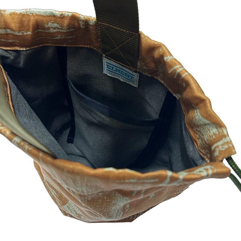 MM KINCHAKU BAG (JOMON FRAGMENT)