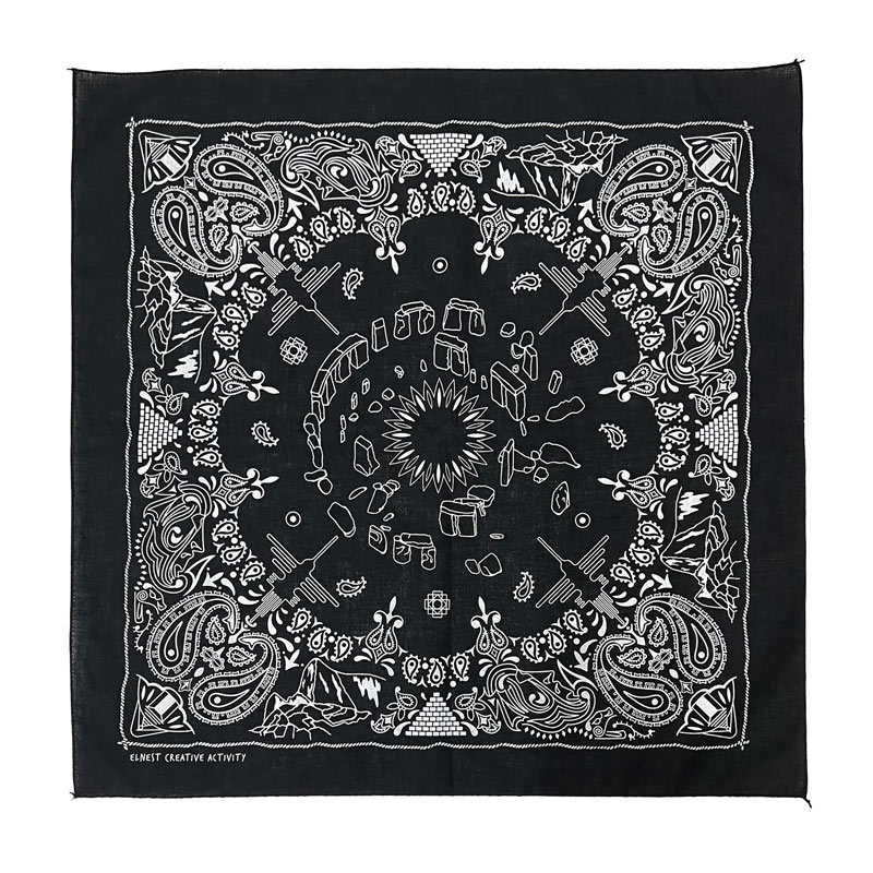 SEVEN WONDERS PAISLEY BANDANA