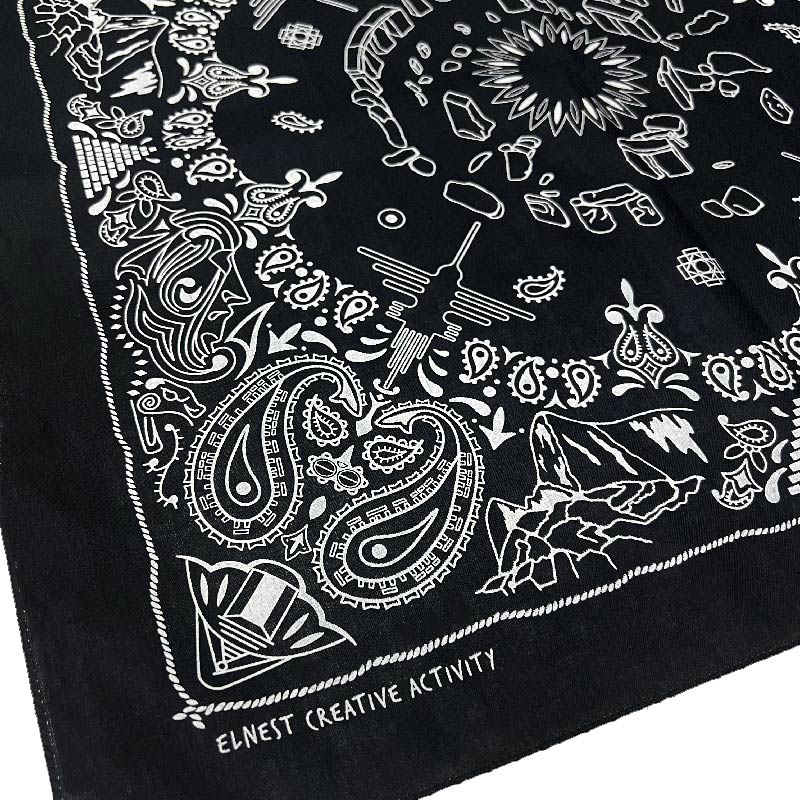 SEVEN WONDERS PAISLEY BANDANA