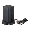  å AC12ĸ USB4ݡ 2m ֥졼 륬 楹å WBS-TW1204USB(BK)