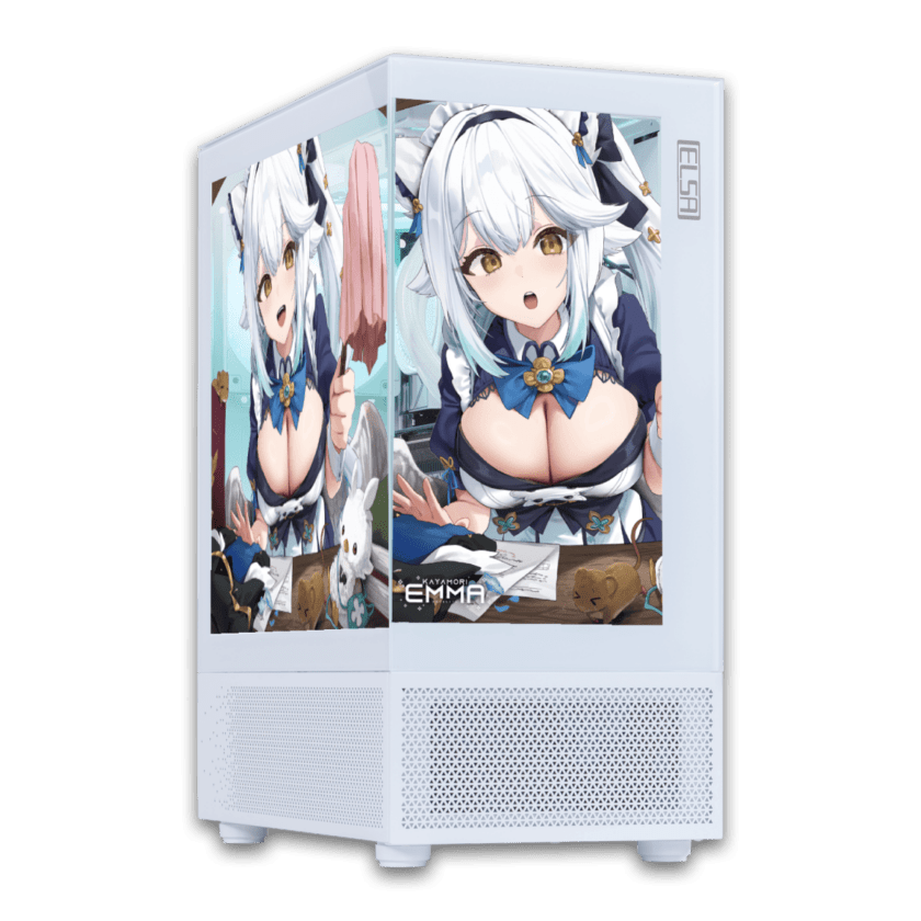 ELSA GALUDA-D A60S G4 栢森エマコラボレーションモデル エントリー（Ryzen 7 5700X / RTX 5050 / 16GB / 1TB）/ ［ELGC6A-EM003R］
