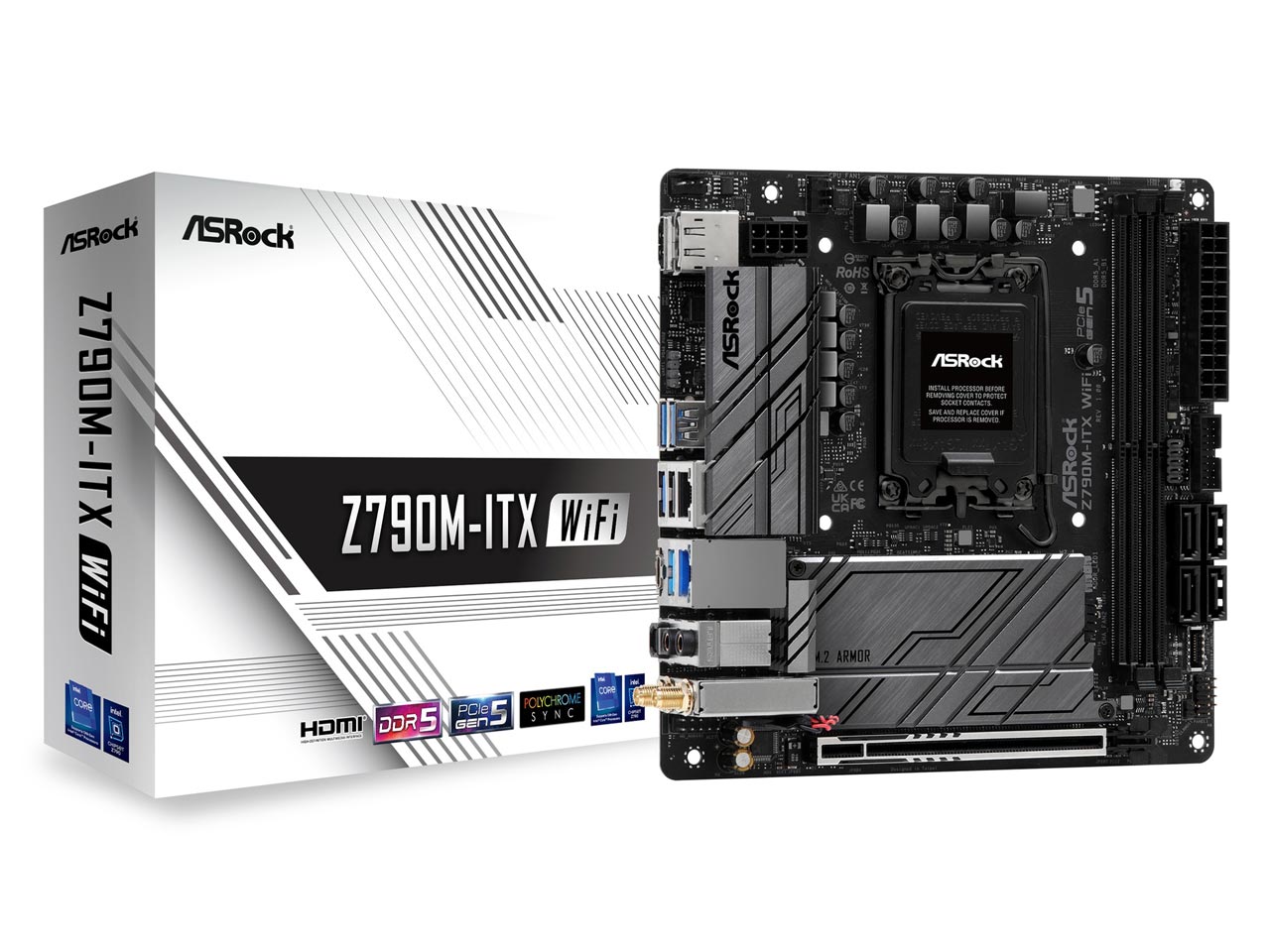 【プレミアムアウトレット】ASRock Z790M-ITX WiFi (PGMM008)