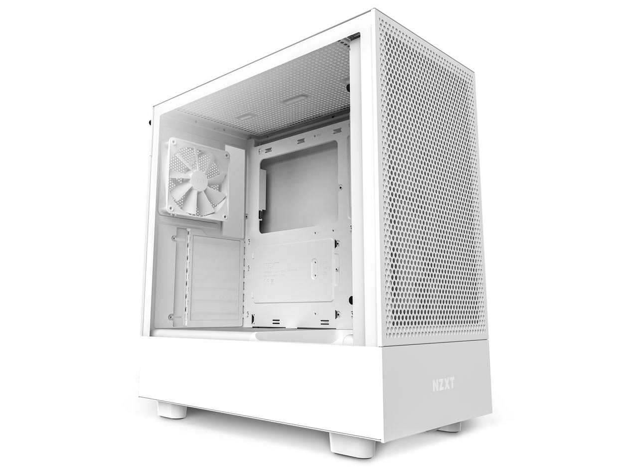 【プレミアムアウトレット】NZXT H5 Flow Matte White (PGMP032)