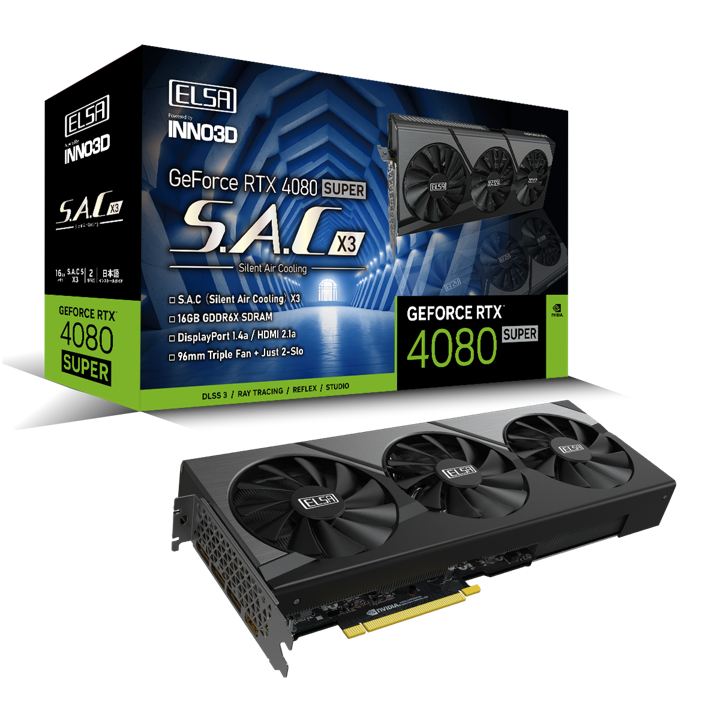 ELSA GeForce RTX 3060 Ti S.A.C LHR 8GB ELSA GEFORCE RTX 3060 S.A.C