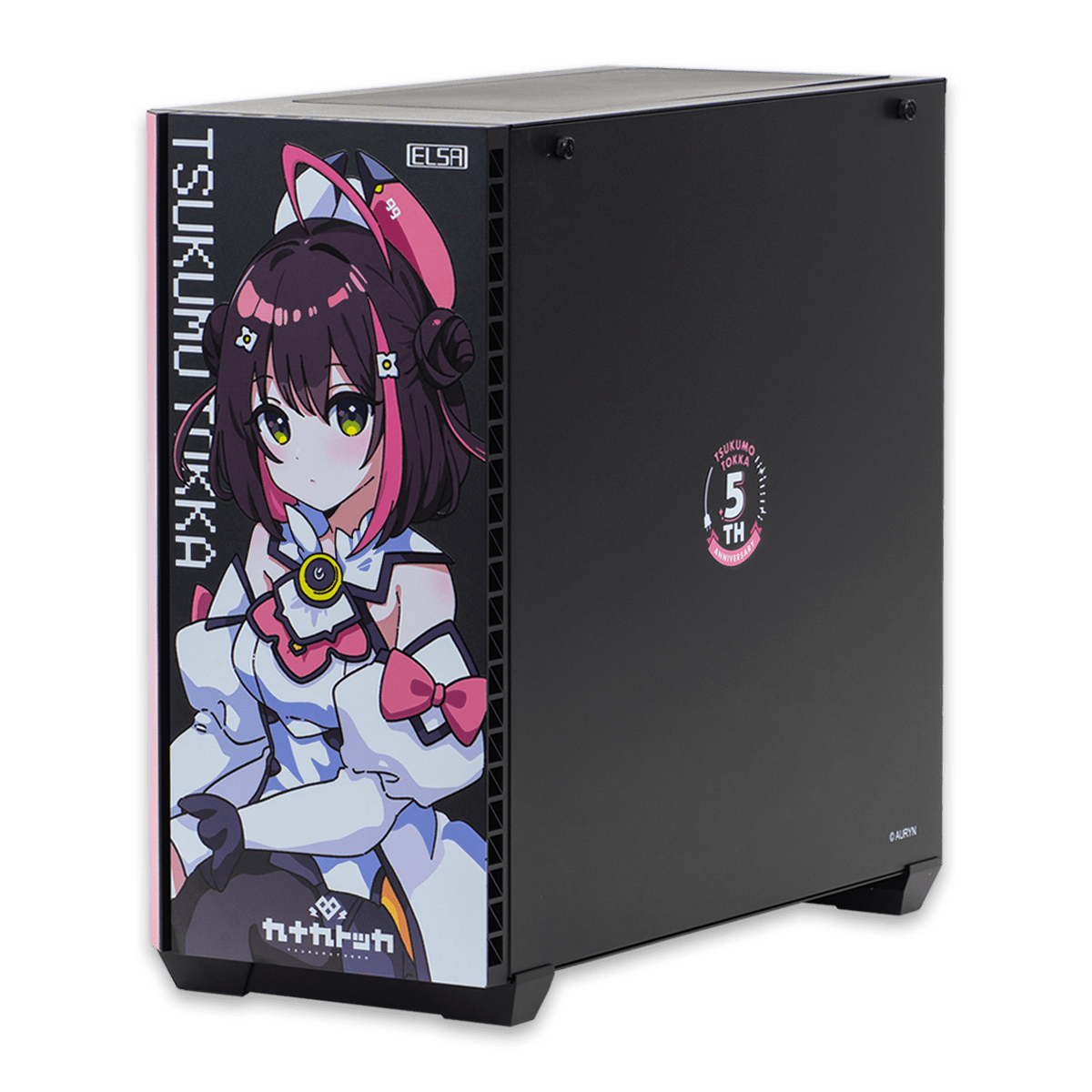 九十九トッカ×ELSA 5周年記念PCケース(BLACK) / [EL99IW216/BK]