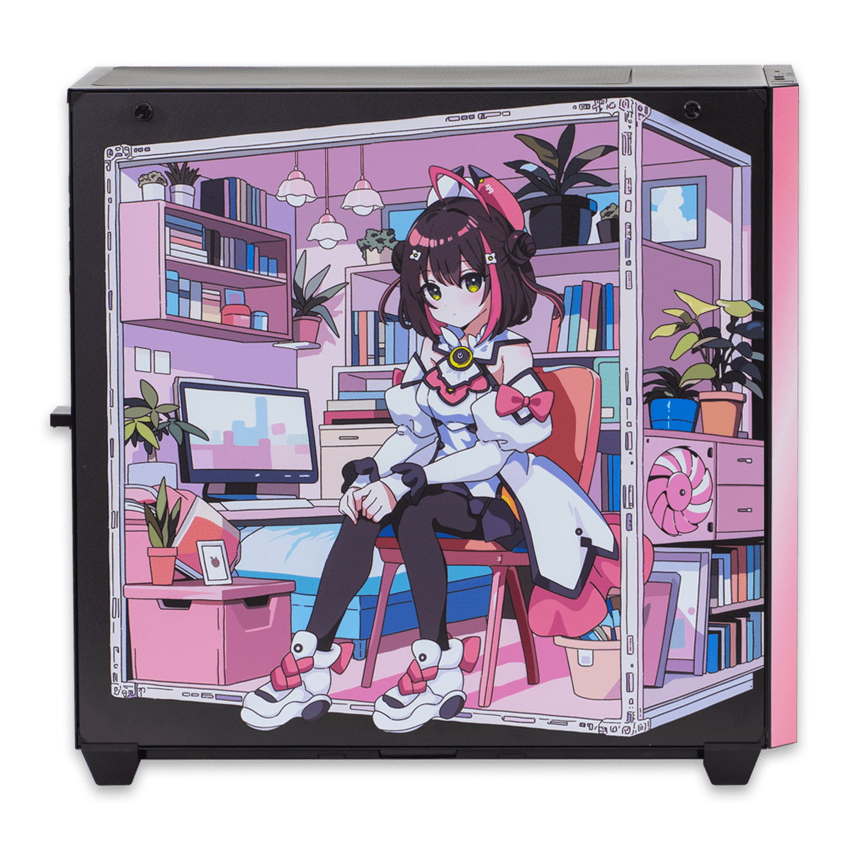 九十九トッカ×ELSA 5周年記念PCケース(BLACK) / [EL99IW216/BK]