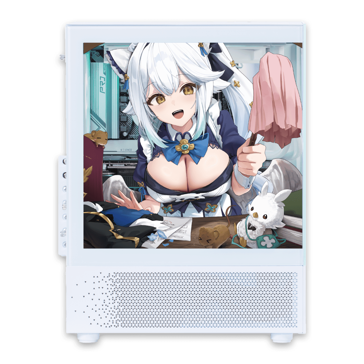 栢森エマ ×ELSA コラボレーションPCケース［ELEMXPGIM/WH］ | パソコン