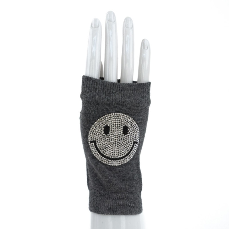 貴婦人のように、キラキラ手袋  　ニコちゃん・グレイ