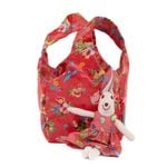 もったいない！コレクションNo86　ミニミニ！ペットみたいに可愛いバッグ ウサギの着せ替え人形付き・ピンク