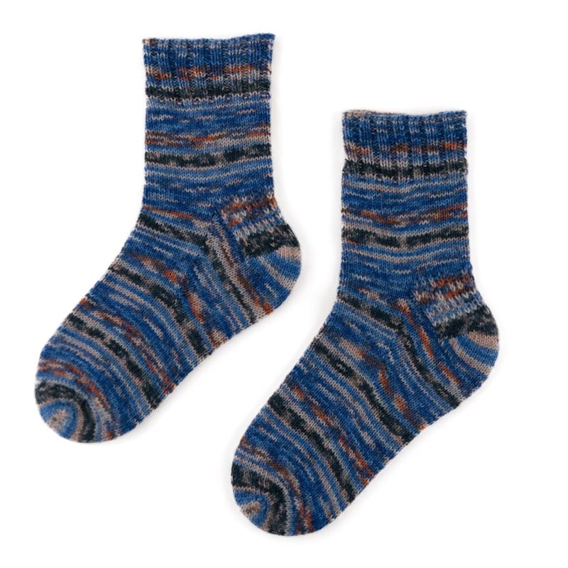 Peace Piece 幸せのカケラ、手編みソックス　no.50