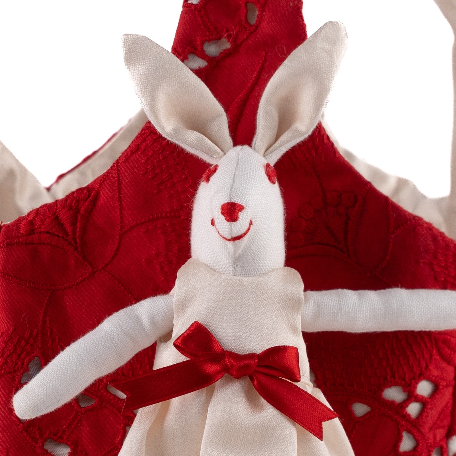 もったいない！コレクションNo96　ミニミニ！ペットみたいに可愛いバッグ ウサギの着せ替え人形付き・赤