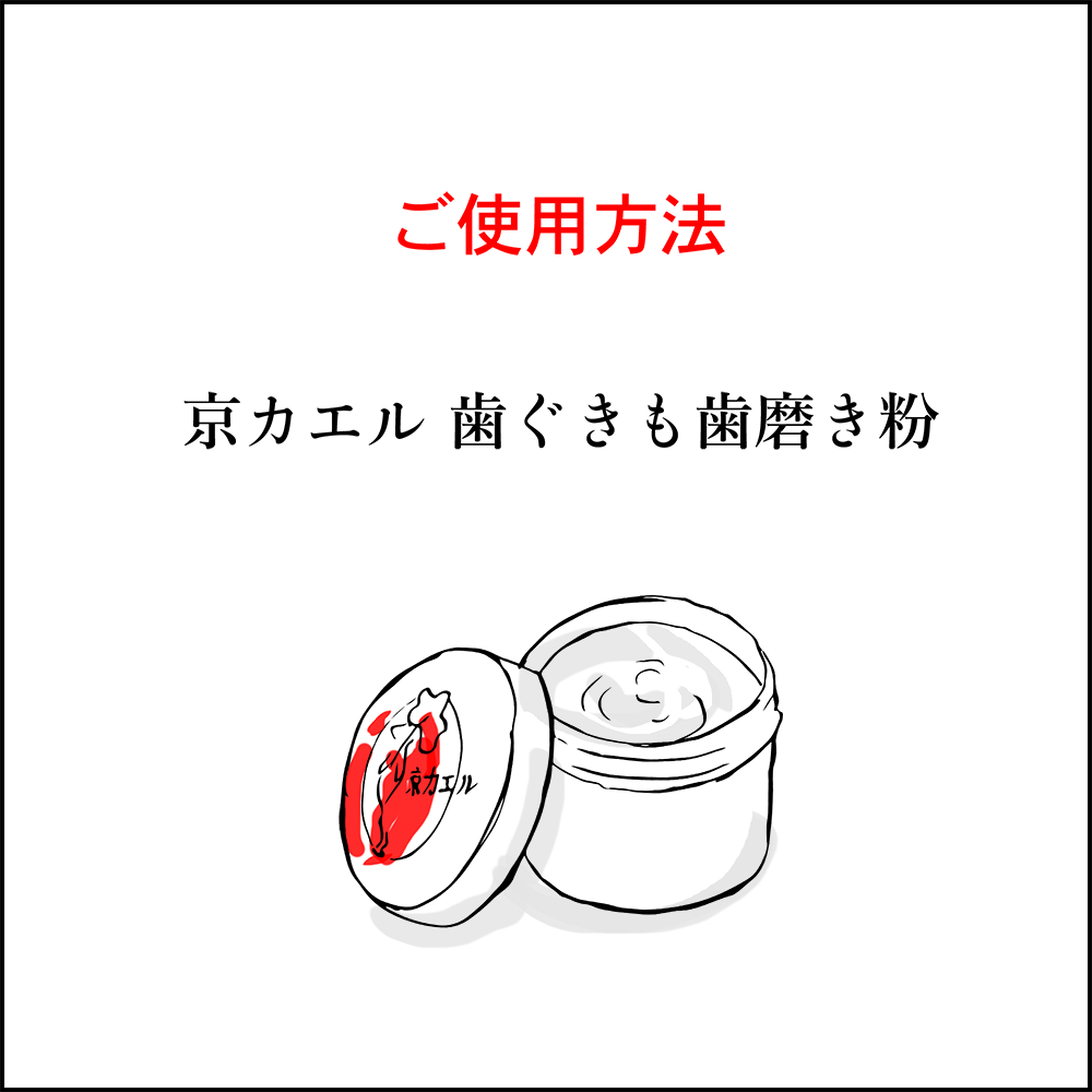 京かえる 歯磨き粉