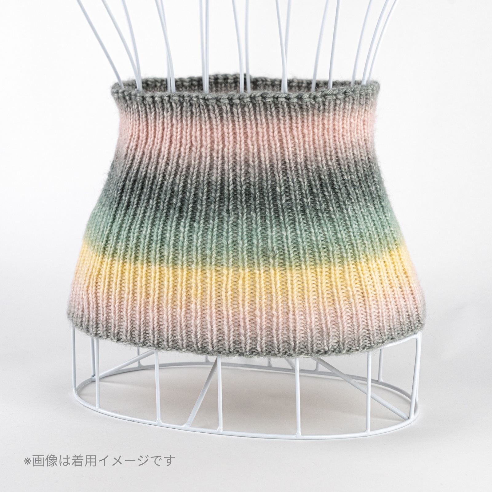 Peace Piece 幸せのカケラ、手編み腹巻き　no.69