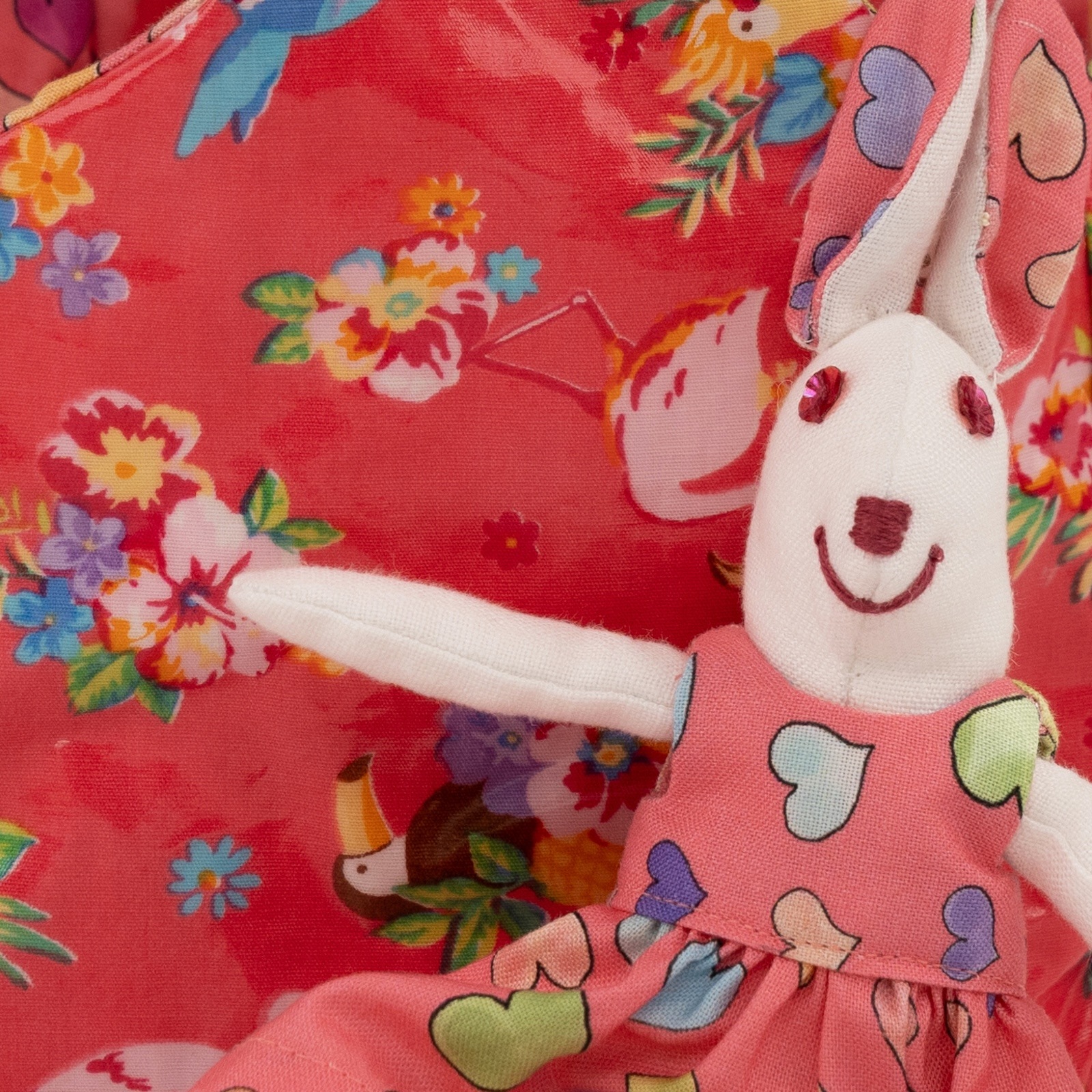 もったいない！コレクションNo86　ミニミニ！ペットみたいに可愛いバッグ ウサギの着せ替え人形付き・ピンク