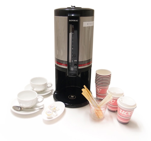 コーヒーポット【陶器カップ】10 名様分 （ホット・アイス）