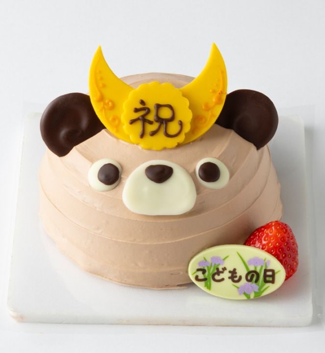 【期間限定】こどもの日くまちゃんのかぶとケーキ
