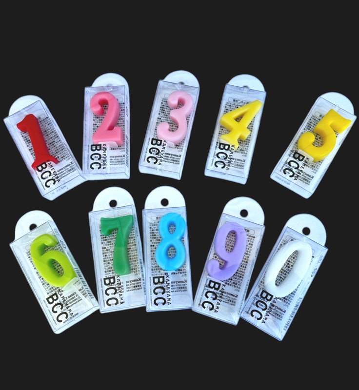 数字キャンドル