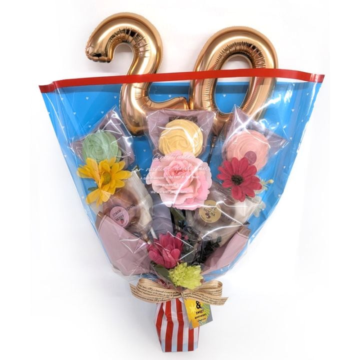 お菓子のブーケ（成人の日バージョン） 