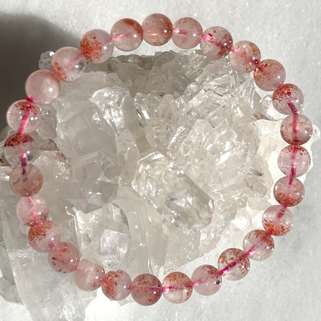 限定価格スーパーセブンレッドスーパーセブン天然石 ブレスレット