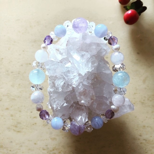 モルガナイト ストロベリークォーツ ラベンダーアメジスト アクア ...