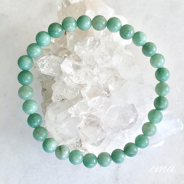 H＆E社 証明書つき】ブルーグリーンアゼツライト アゾゼオ 丸玉 6mm