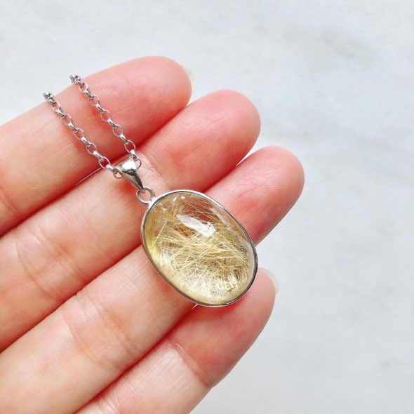 【天然石】ヴィーナスヘアールチルクォーツ＊丸玉 4A ヴィーナスヘアルチル！ ルチルクォーツ 丸玉 φ43mm 113g 金