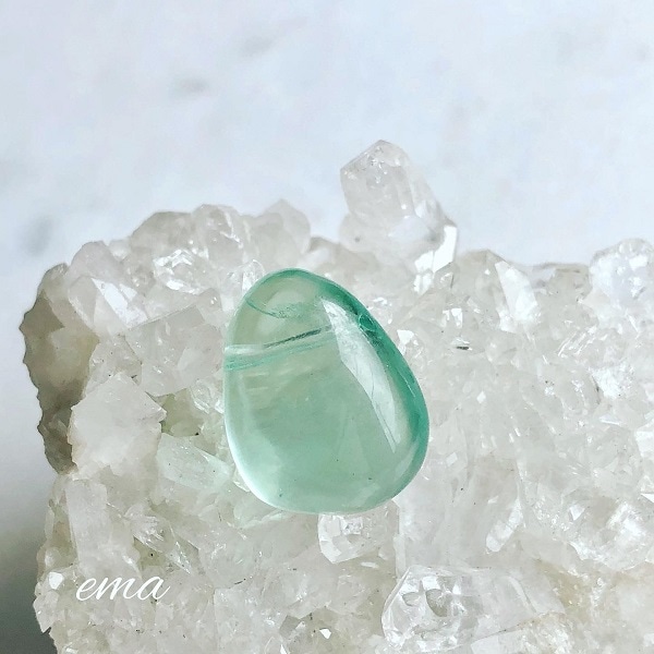 ☆数量限定☆天才の石♢三石計60g 【フローライトタンブル三粒セット】❤️