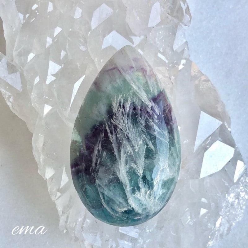 ★特別ご提供★受験のお守り☆天才の石♡【フローライト『蛍石』タンブル】❤️ ☆特別ご提供☆受験のお守り☆天才の石♡【フローライト『蛍石