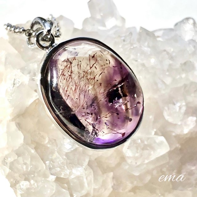 超美石】スーパーセブン ペンダントトップ（チェーンつき） NO