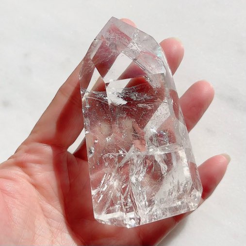 超美石】ブラジル バイーア産 レムリアン水晶 ポイント（磨き石