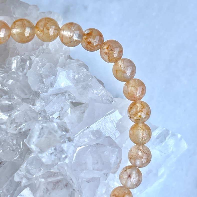 【H&E社正規品／保証書付き】ヒマラヤ・レッドゴールド・アゼツライト スフィア H＆E社 証明書つき】ヒマラヤレッドゴールドアゼツライト 6mm