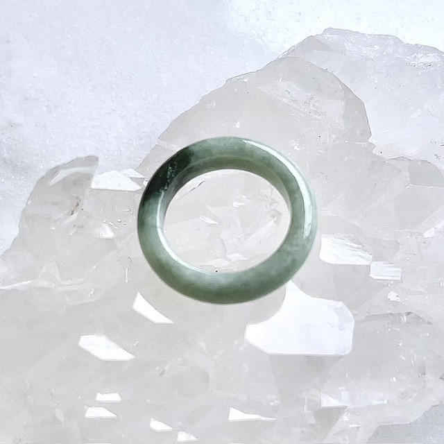 ♦お買い得 ♦天然翡翠指輪　豪華　リング台高め13mm　 3点セット♦12号♦ 美石】翡翠 リング 13号 4742 | プレミアム会員限定ページ