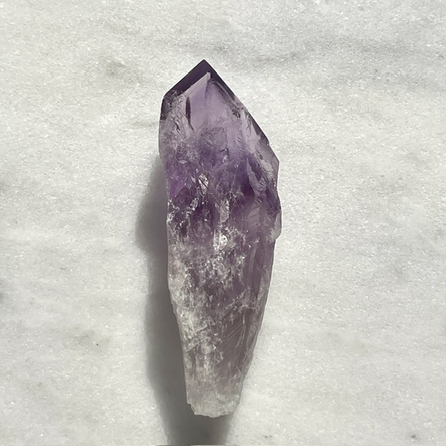 ♪613❤️ 天然石 アメジスト 細石 花 マスクチェーン アメジスト（紫