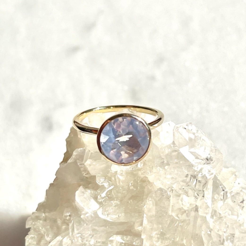 144雪の結晶氷ブルー青オーダーヘアゴムヘアアクセサリーくるみボタン