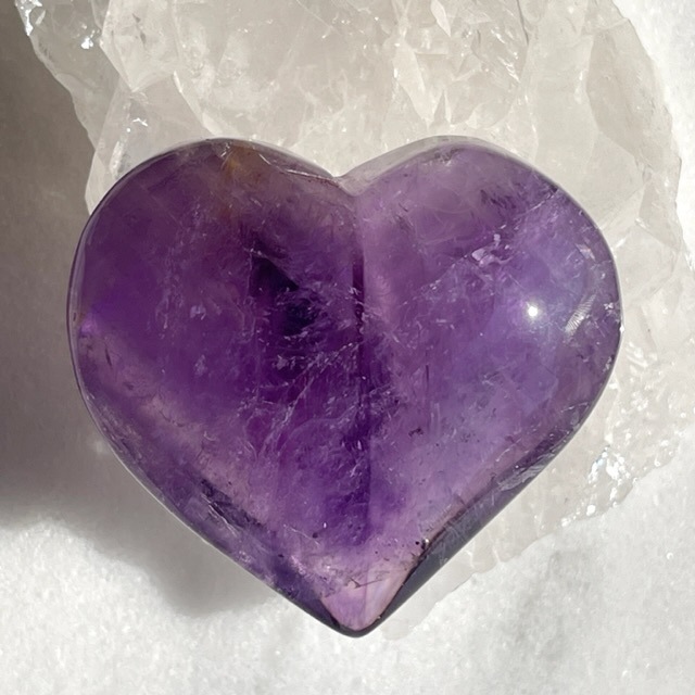 希少デザイン5個セット ♡ハート♡ アメジスト 瑪瑙 天然石 希少