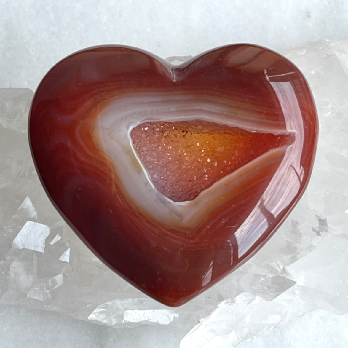 カーネリアンアゲート ドゥルージー ピアス カーネリアンアゲート ドゥルージー ピアス