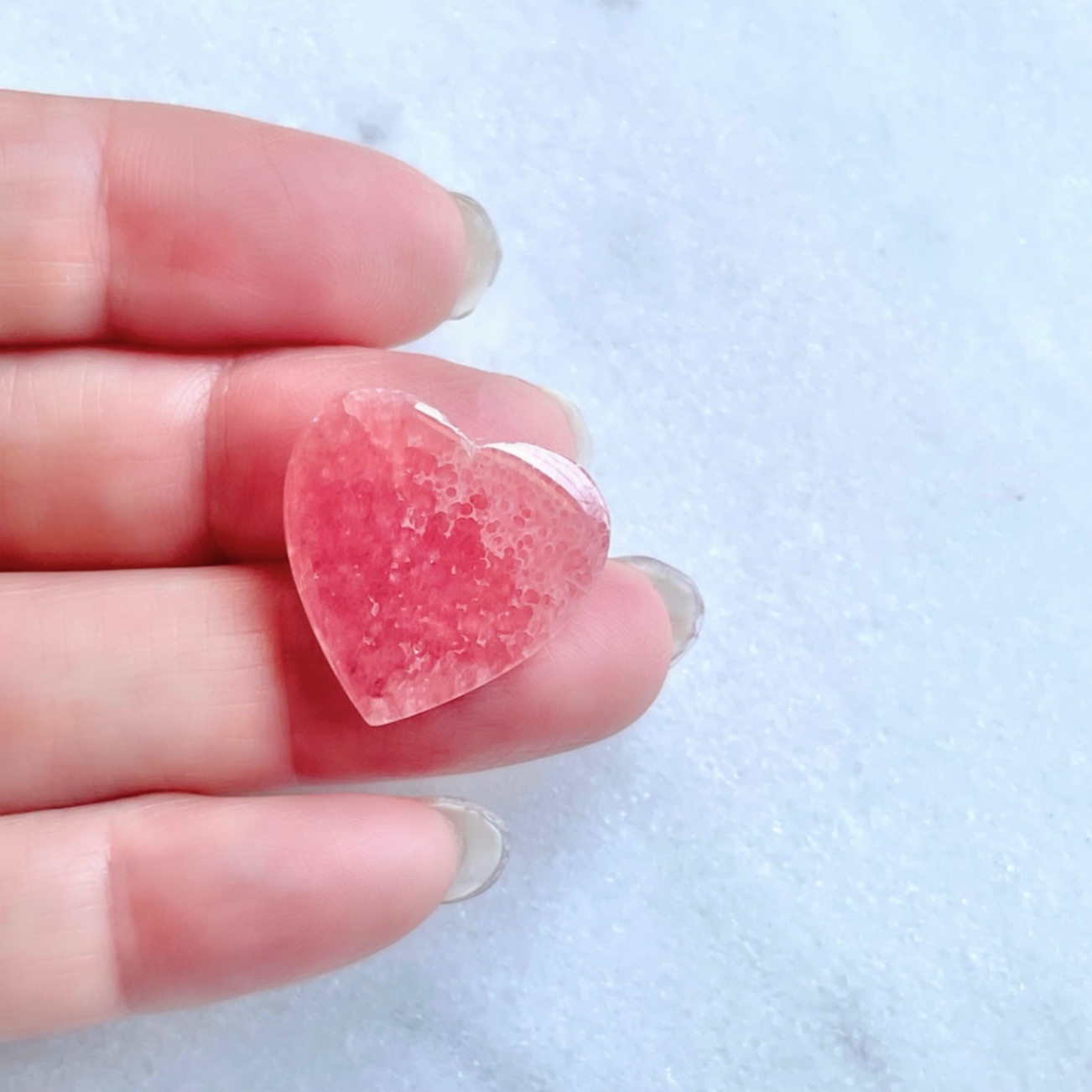 癒しのオルゴナイト❤️アクアマリン ＋ローズクォーツのハート