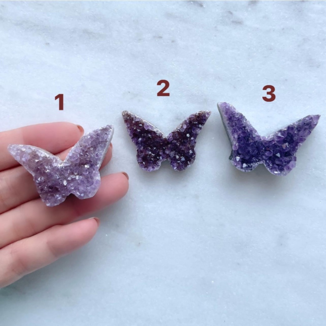 ❄青い宝石♐レクライ⭐️ティミーハーン♉タイのお守り♊プラクルアン✨️ 数量限定】【超美石】ドゥルージークォーツ（アメジスト） 猫