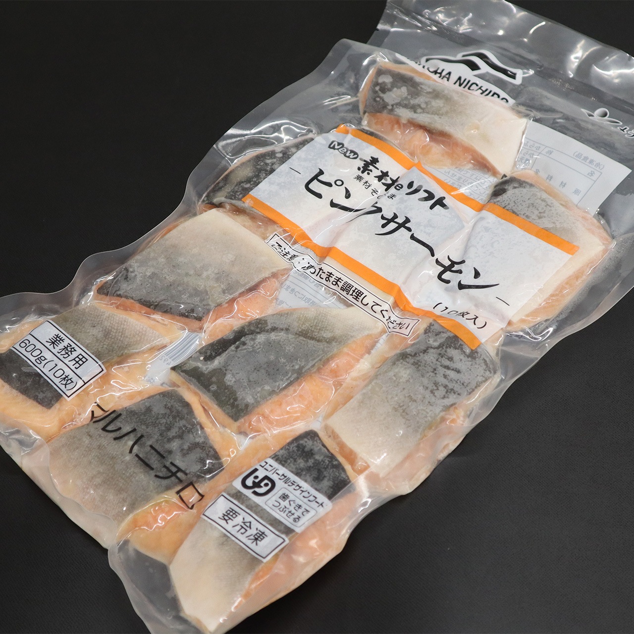 New素材deソフト ピンクサーモン [600g(10枚入)P] | 介護用食品,歯ぐき